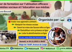 Burundi: Appel à candidatures pour une formation sur l’utilisation efficace des RS et l’éducation aux médias