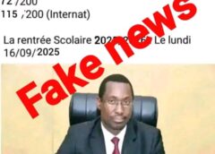 C’est faux, les notes d’admission et la date de la rentrée scolaire ne sont pas encore connues